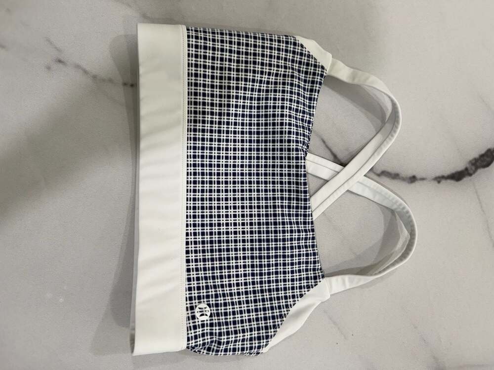 Astoria Activewear Luxe Balance Gingham Sports Bra and Leggings Set - Picture 6 of 6